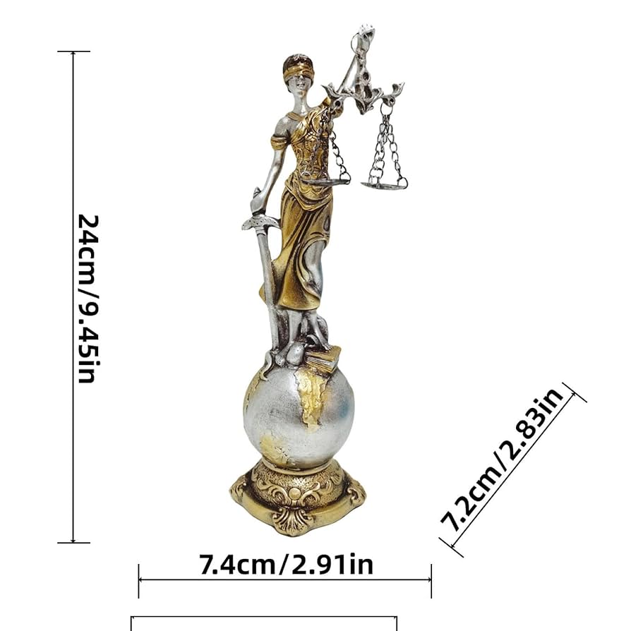 Amazon.co.jp: Huvqianu Justice Fairness Statue | Lady